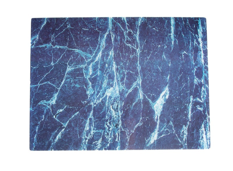 Clever Chef Glass Cutting Board by Clever Chef | Non Slip Cutting Board is Shatter-Resistant, Durable, Stain Resistant, Dishwasher Safe | 12" x 15.75", Marble - Image 2